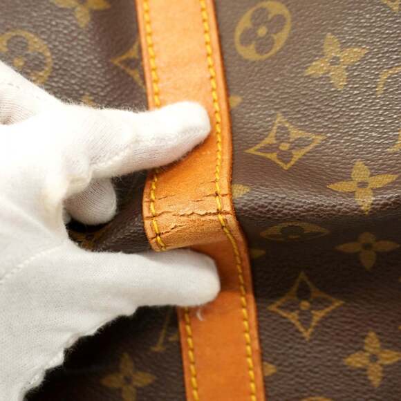 Louis Vuitton Monogram Keepall Bandouliere 55 Boston Bag M41414 Brown Men's a... - Picture 8 of 13